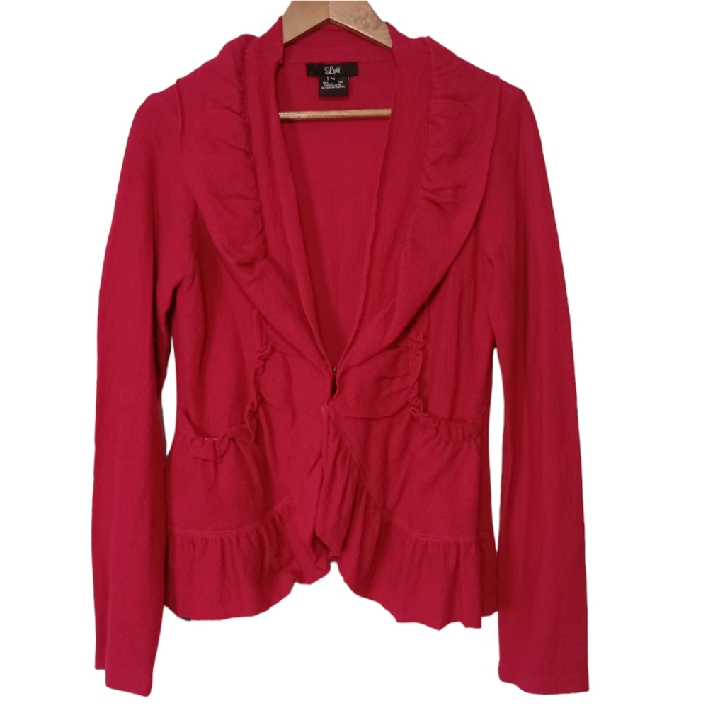 Luii ruffled wool cardigan